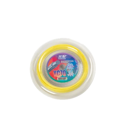 Candy Serje Lemon Yellow Nylon Durabbli Badminton Racket String 200m Tul B'0.78mm Dijametru Bouncing Stand Tip